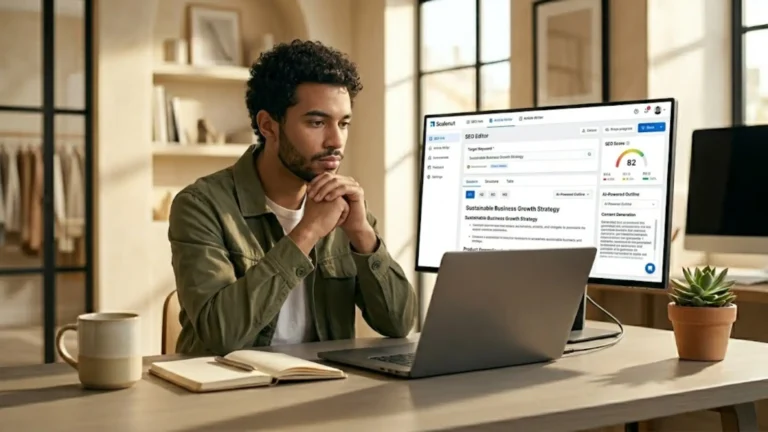 My honest Scalenut review after using it for keyword research and content scoring. Plans, pricing, pros and cons — for non-technical professionals and SMBs.